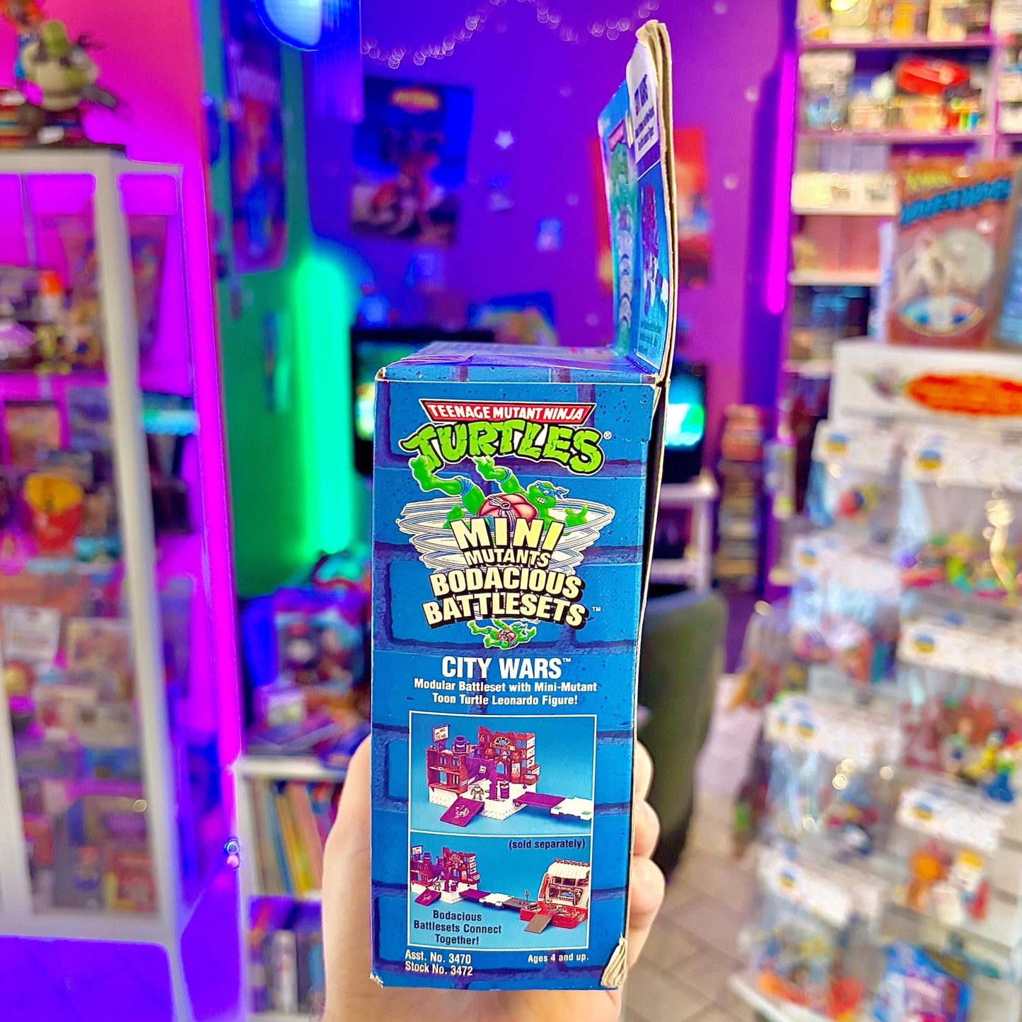 Teenage Mutant Ninja Turtles: Mini Mutants Bodacious Battlesets - City Wars (CIB, 90s) - PopCultGang