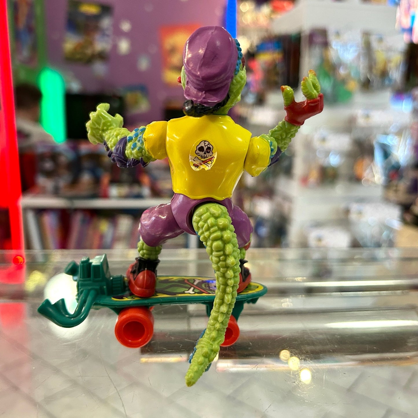 Teenage Mutant Ninja Turtles: Mondo Gecko Figure (complete, 1990) - PopCultGang