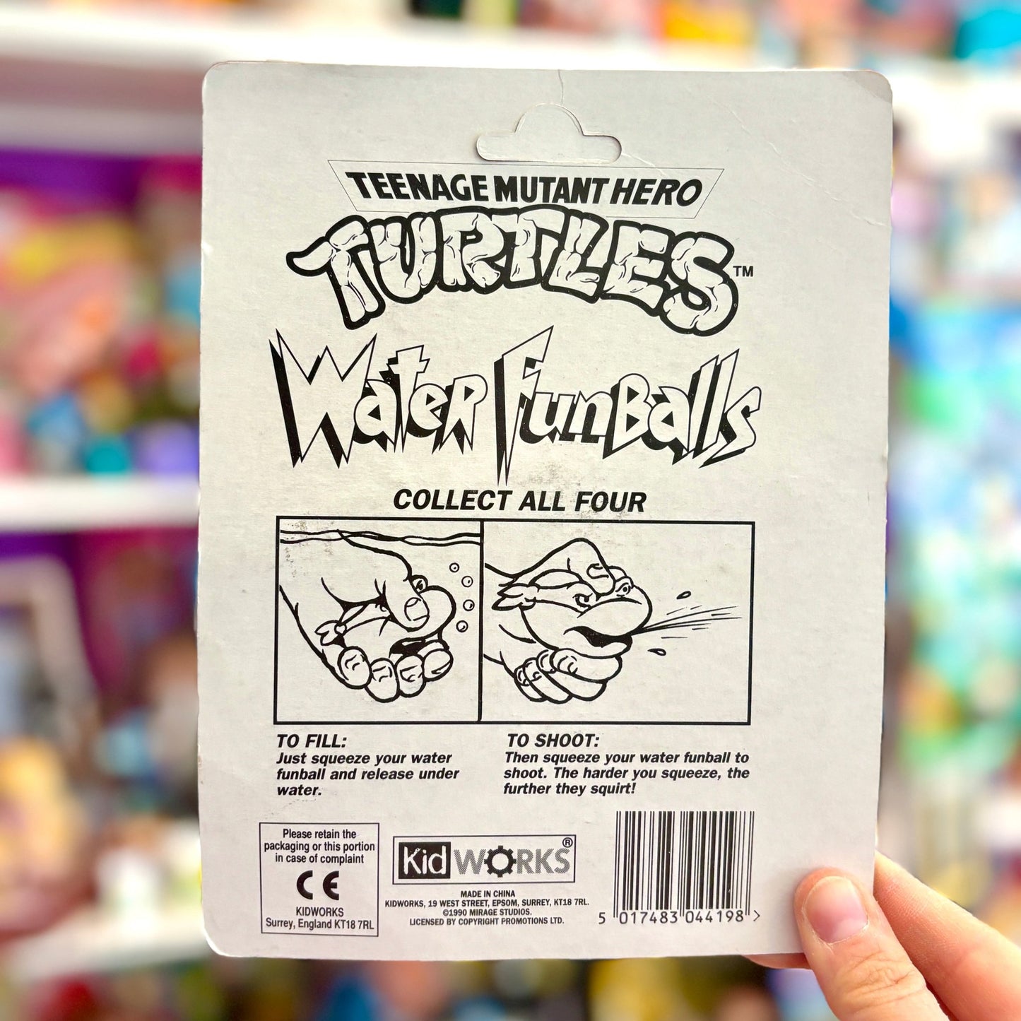 Teenage Mutant Ninja Turtles: Water Funballs - Michaelangelo & Leonardo (MOC, 1990) - PopCultGang