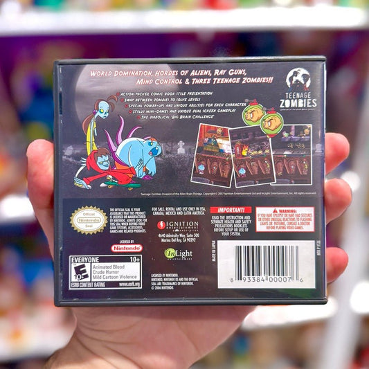 Teenage Zombies: Invasion Of The Alien Brain Thingys (Nintendo DS) - PopCultGang