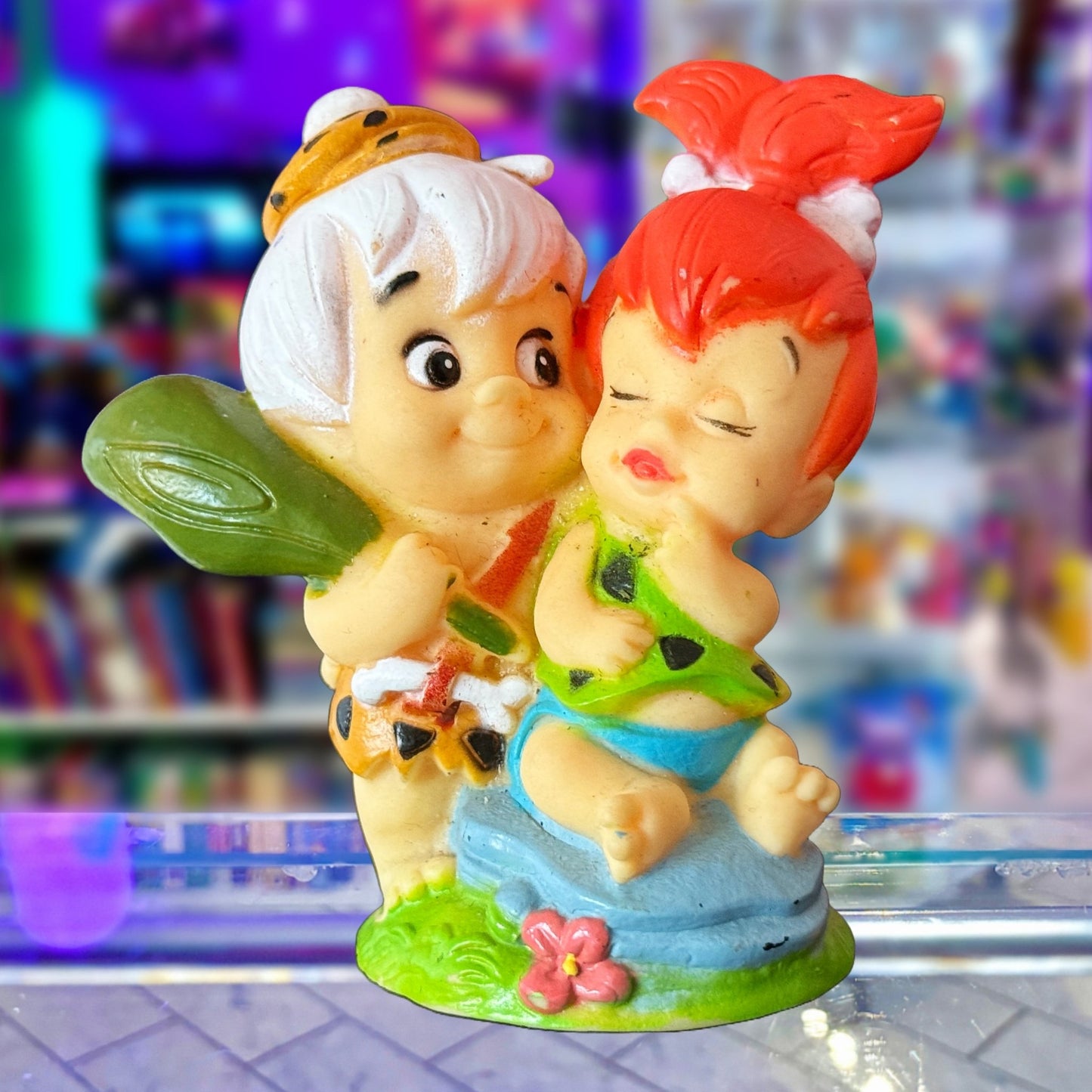 The Flintstones: Bam - Bam & Pebbles PVC Figure (1993) - PopCultGang