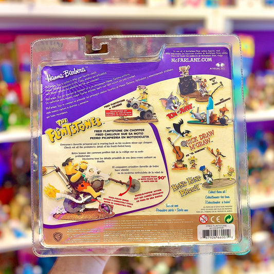 The Flintstones: Fred Flintstone on Chopper Figure (2006) - PopCultGang