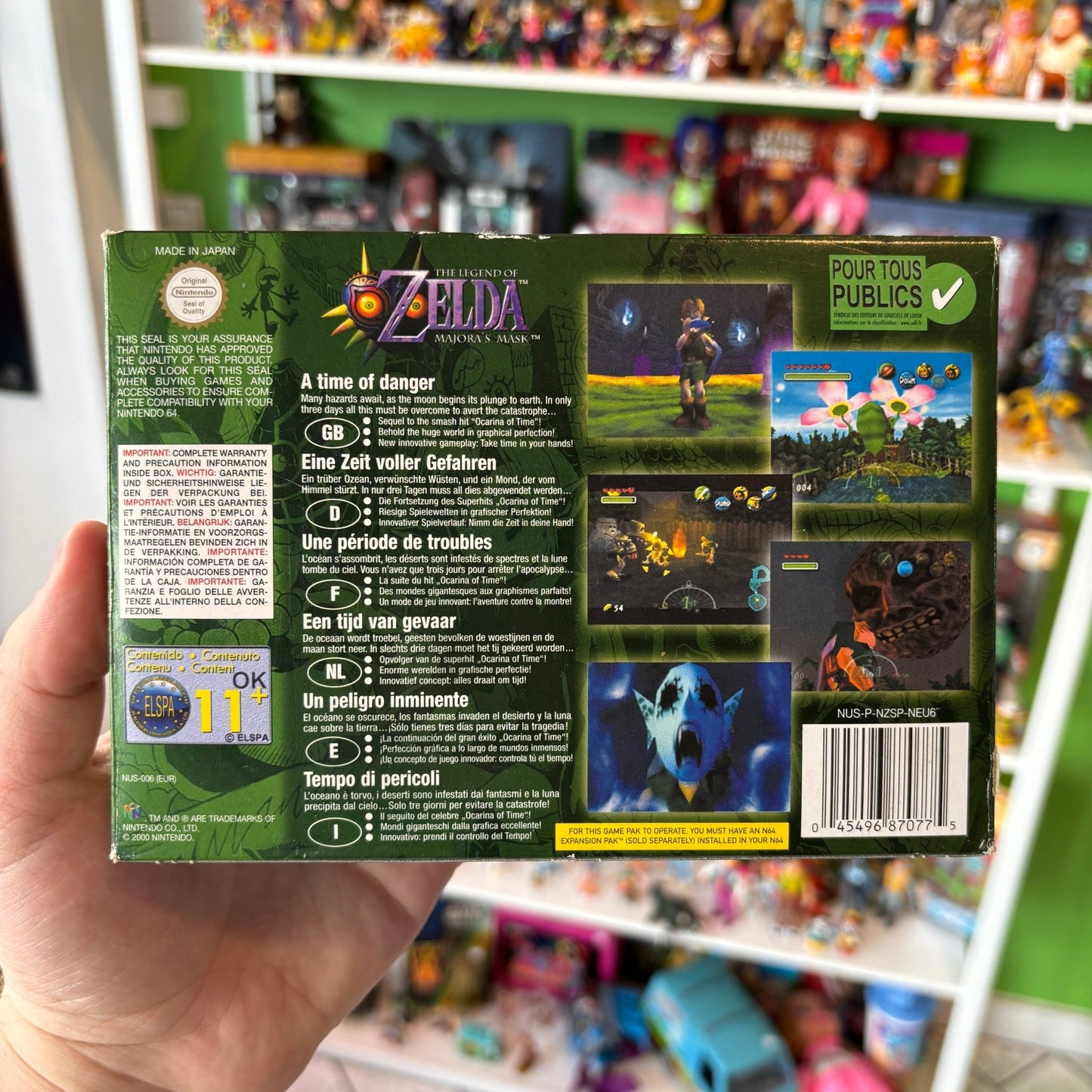 The Legend of Zelda: Majora’s Mask (N64, CIB) - PopCultGang