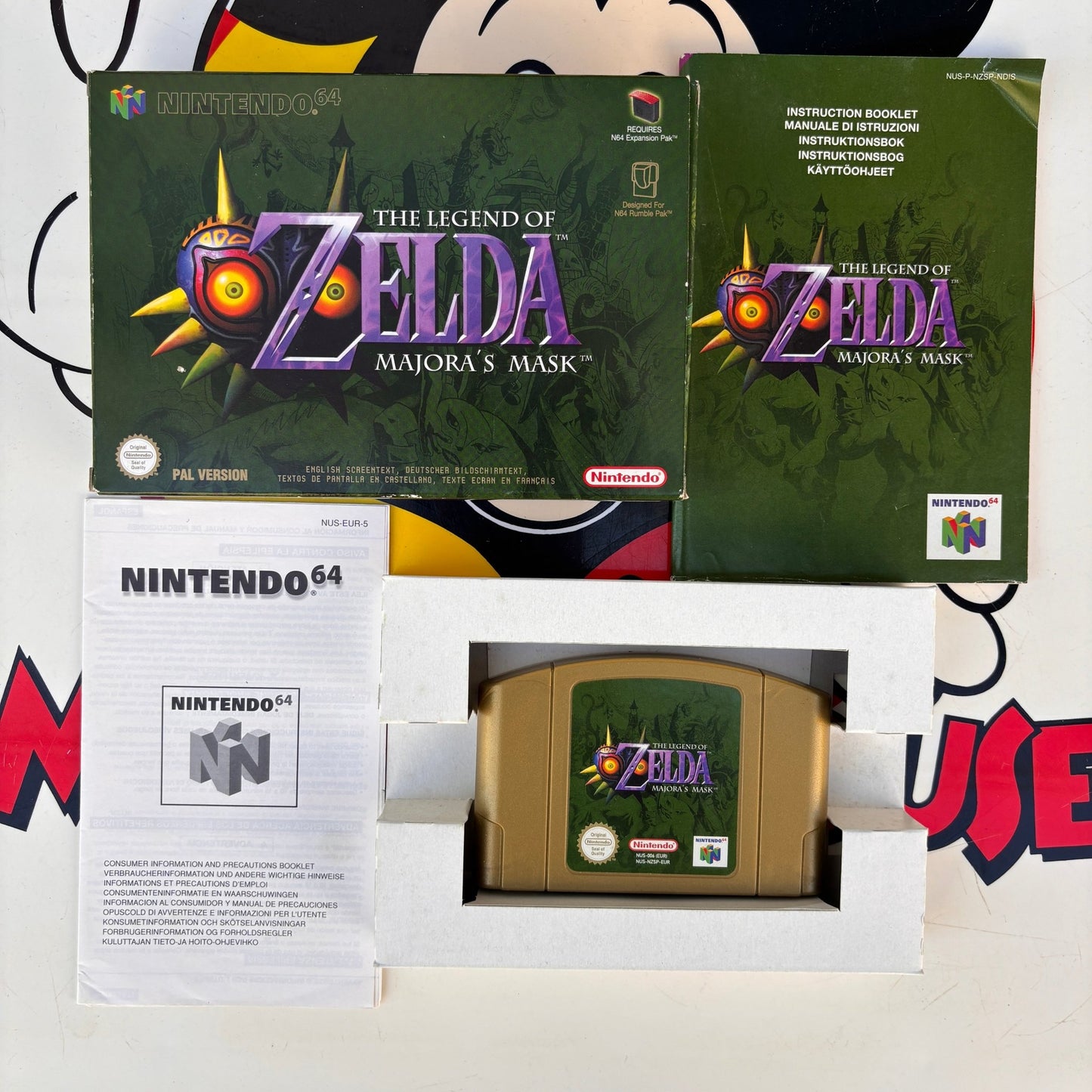 The Legend of Zelda: Majora’s Mask (N64, CIB) - PopCultGang
