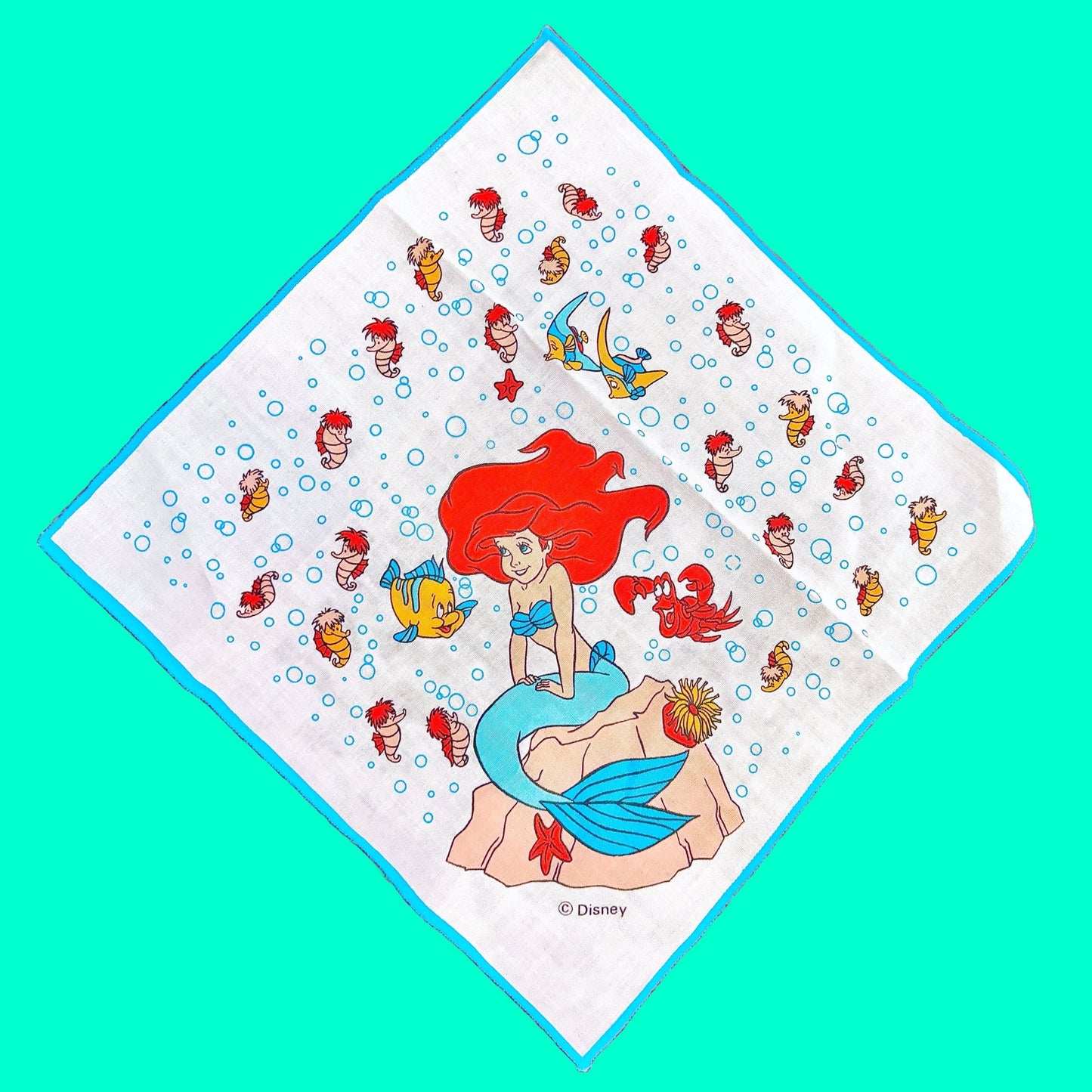 The Little Mermaid Handkerchief (Disney, 90s) - PopCultGang