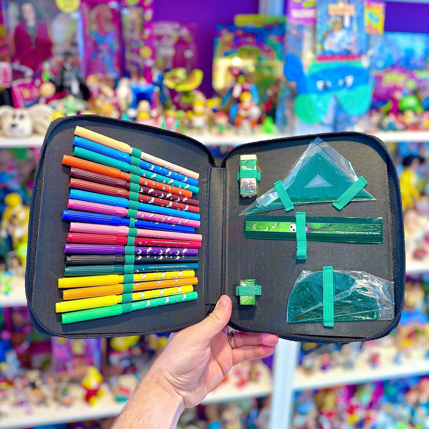 The Nightmare Before Christmas XL Pencil Case Stationery Set (Disney, 2010) - PopCultGang