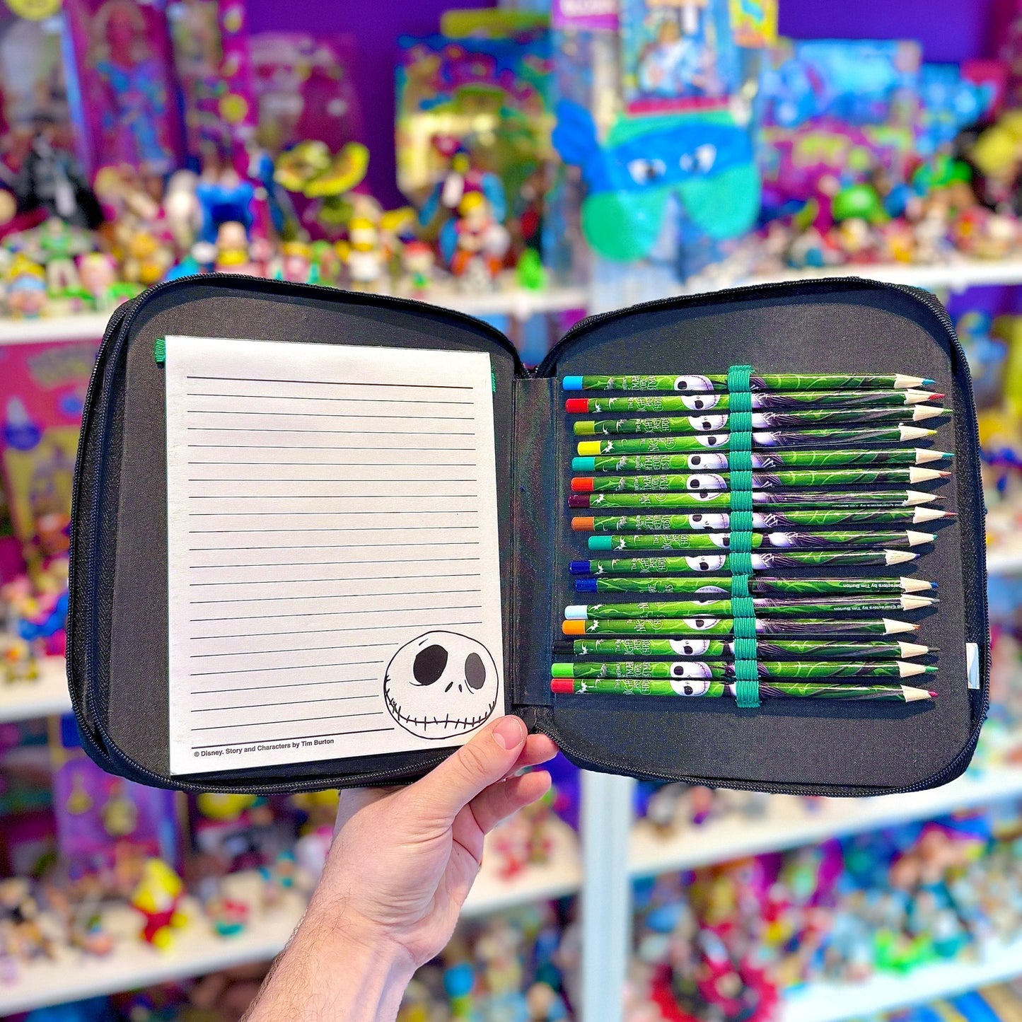 The Nightmare Before Christmas XL Pencil Case Stationery Set (Disney, 2010) - PopCultGang