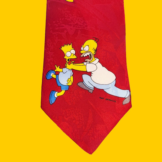 The Simpsons: Homer Strangler Red Tie (1992) - PopCultGang