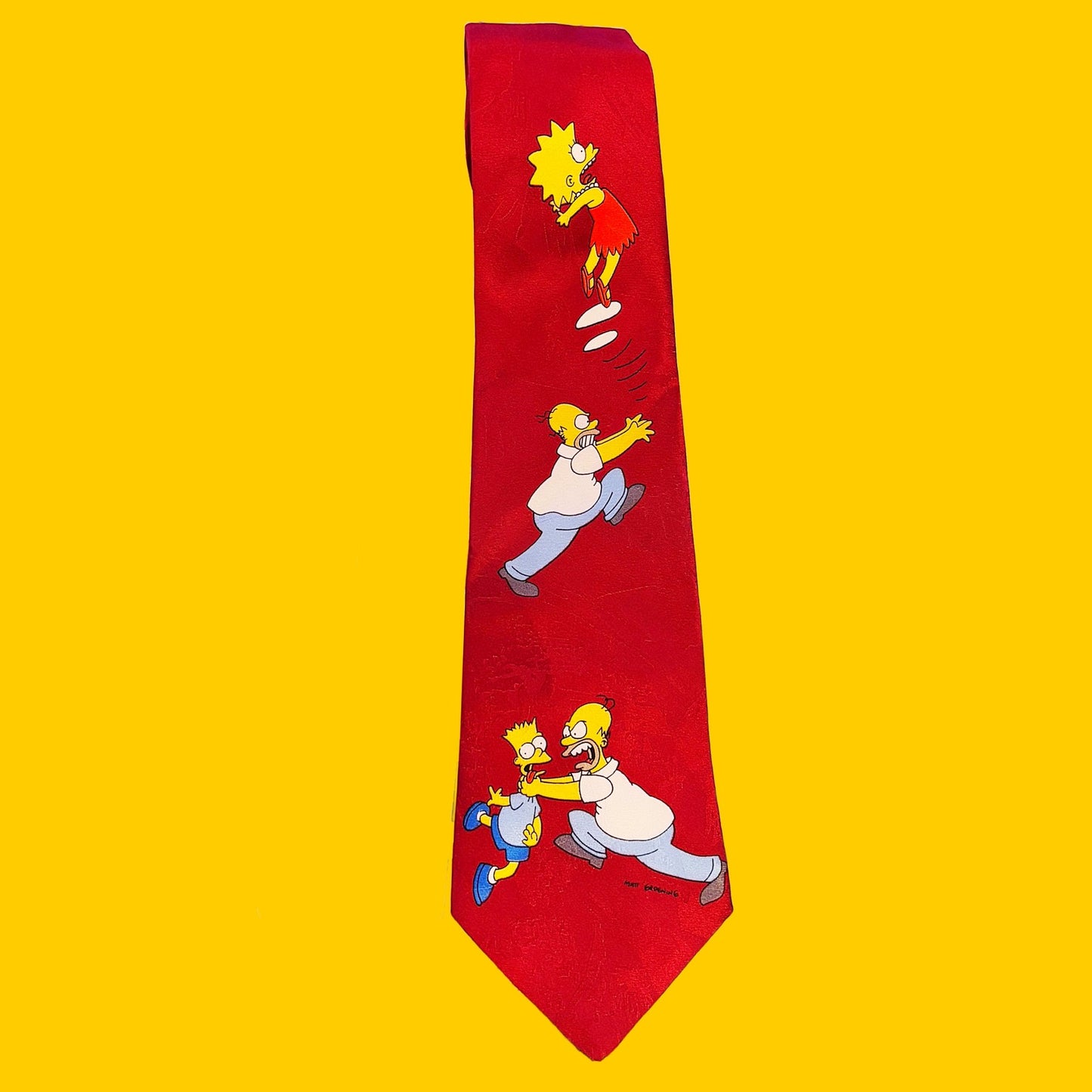The Simpsons: Homer Strangler Red Tie (1992) - PopCultGang