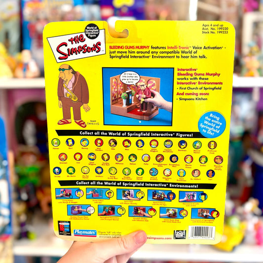The Simpsons: World of Springfield - Bleeding Gums Murphy Action Figure (2000s) - PopCultGang