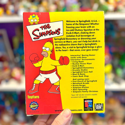The Simpsons: World of Springfield - Boxing Homer (MOC, Playmates, 2000s) - PopCultGang