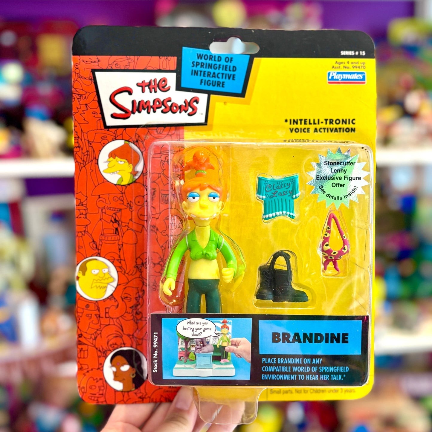 The Simpsons: World of Springfield - Brandine Action Figure (2000s) - PopCultGang