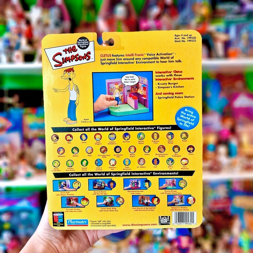 The Simpsons: World of Springfield - Cletus Action Figure (2000s) - PopCultGang