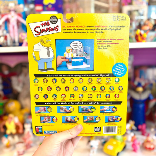 The Simpsons: World of Springfield - Dr. Marvin Monroe Action Figure (2000s) - PopCultGang