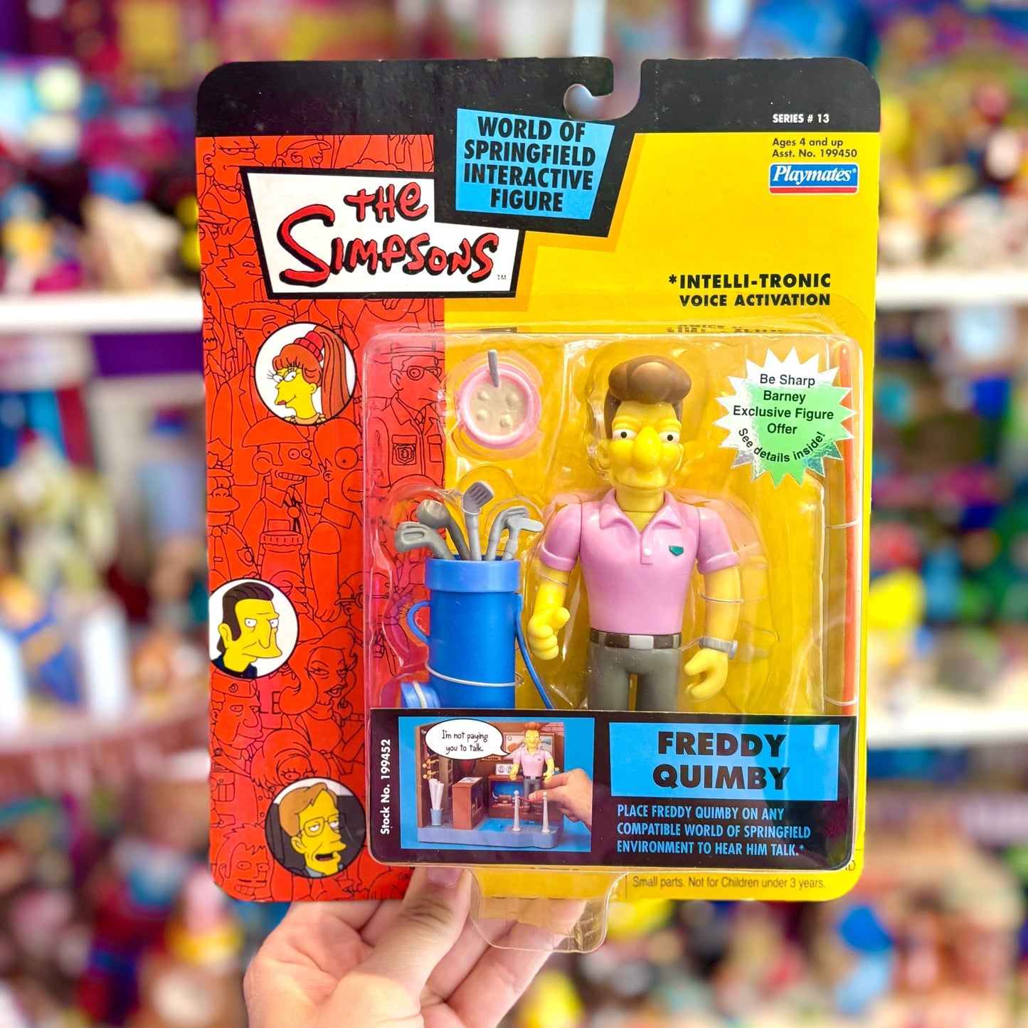 The Simpsons: World of Springfield - Freddy Quimby Action Figure (2000s) - PopCultGang