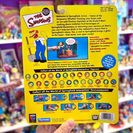 The Simpsons: World of Springfield - Groundskeeper Willie Action Figure (2000s) - PopCultGang