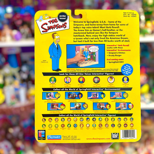 The Simpsons: World of Springfield - Herb Powell Action Figure (2000s) - PopCultGang