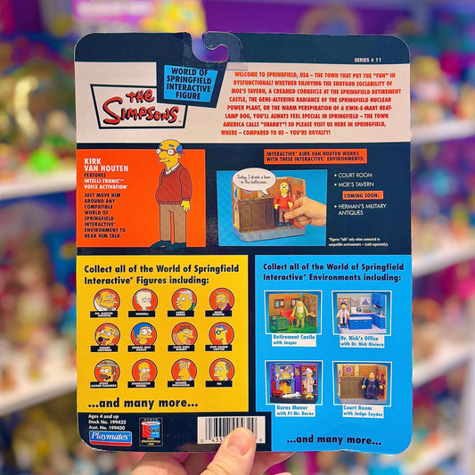 The Simpsons: World of Springfield - Kirk Van Houten (MOC, Playmates, 2000s) - PopCultGang