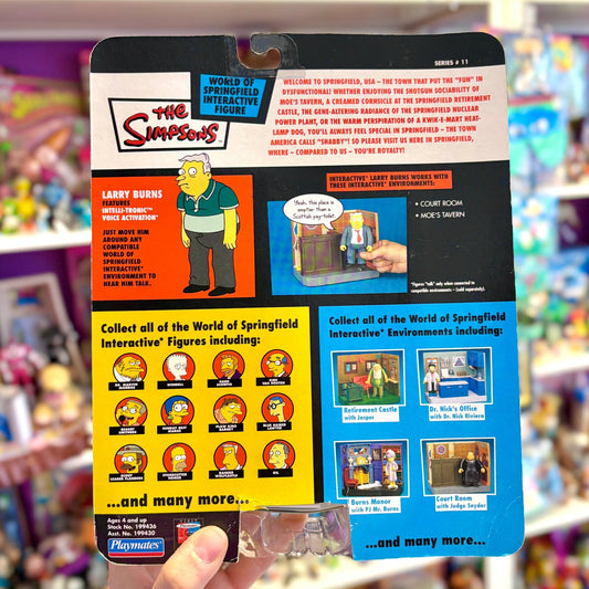 The Simpsons: World of Springfield - Larry Burns Action Figure (2000s) - PopCultGang