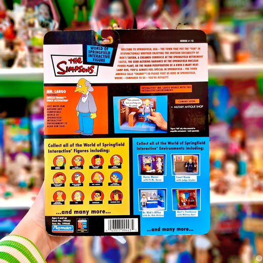 The Simpsons: World of Springfield - Mr. Largo Action Figure (2000s) - PopCultGang