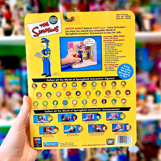 The Simpsons: World of Springfield - Officer Marge Action Figure (2000s) - PopCultGang