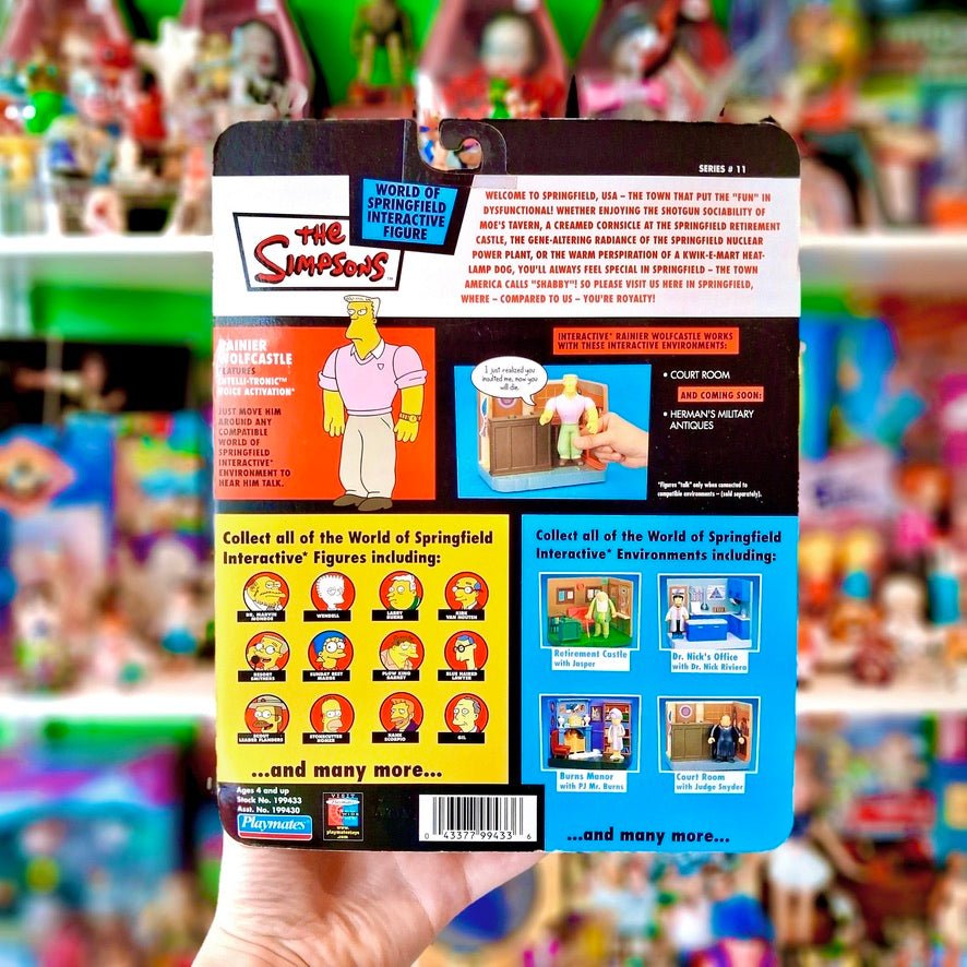 The Simpsons: World of Springfield - Rainier Wolfcastle Action Figure (2000s) - PopCultGang