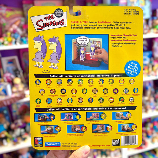 The Simpsons: World of Springfield - Sherri and Terri Action Figure (2000s) - PopCultGang