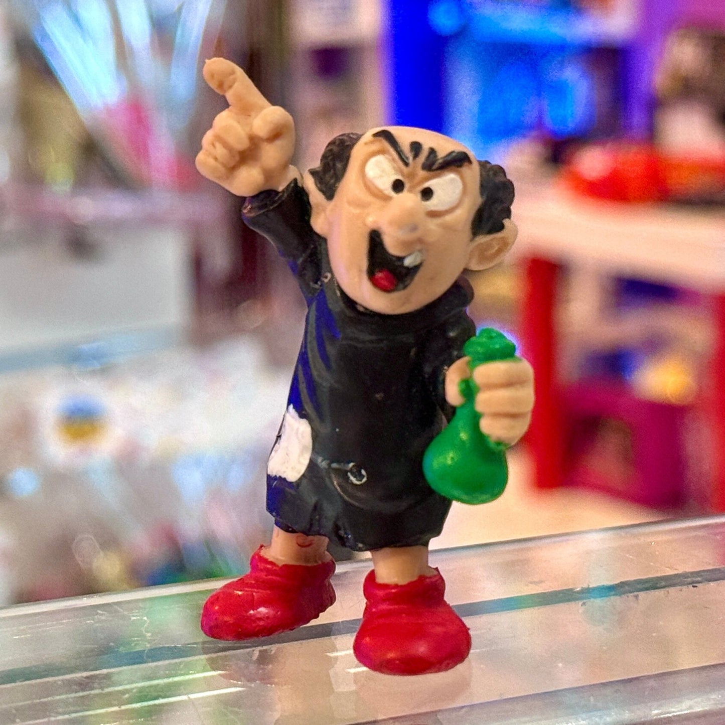 The Smurfs: Gargamel With Bottle PVC Figure (Bully, 1992) - PopCultGang