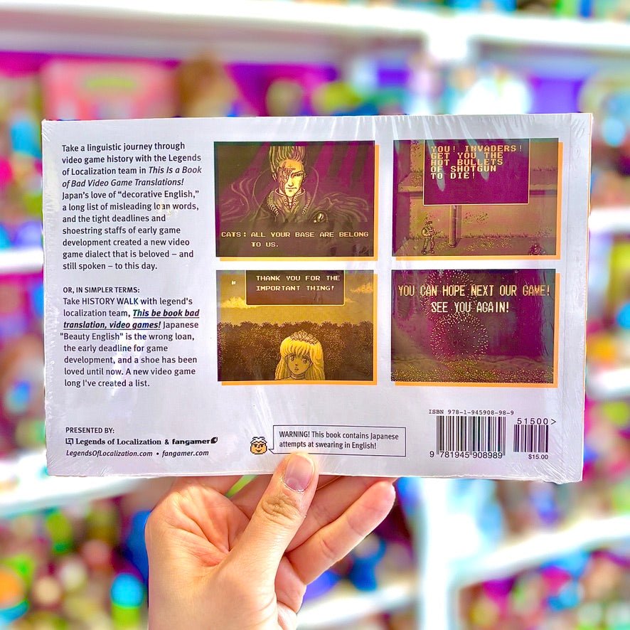 This be book bad translation, video games! (Fangamer) - PopCultGang