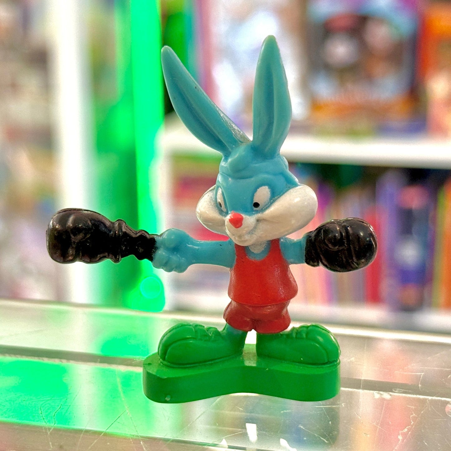 Tiny Toons: Buster Bunny With Boxing Gloves Figure (90s) - PopCultGang