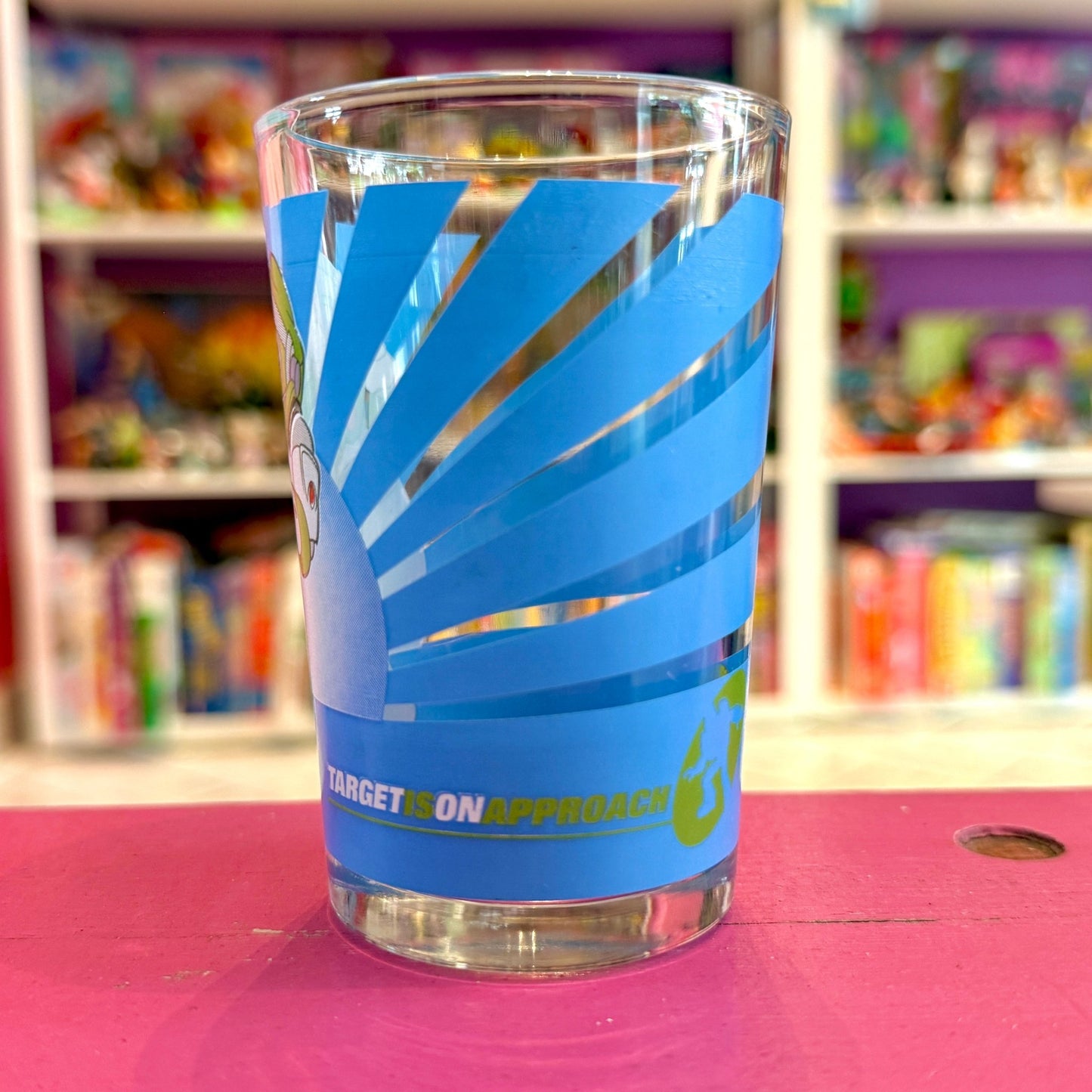 Toy Story: Buzz Lightyear "Target Is On Approach" Drinking Glass (Disney, 2000s?) - PopCultGang