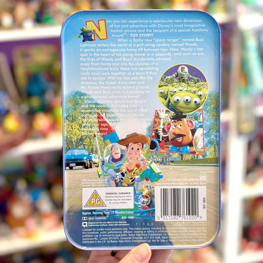 Toy Story VHS Tin Box (Disney, Pixar, 90s) - PopCultGang