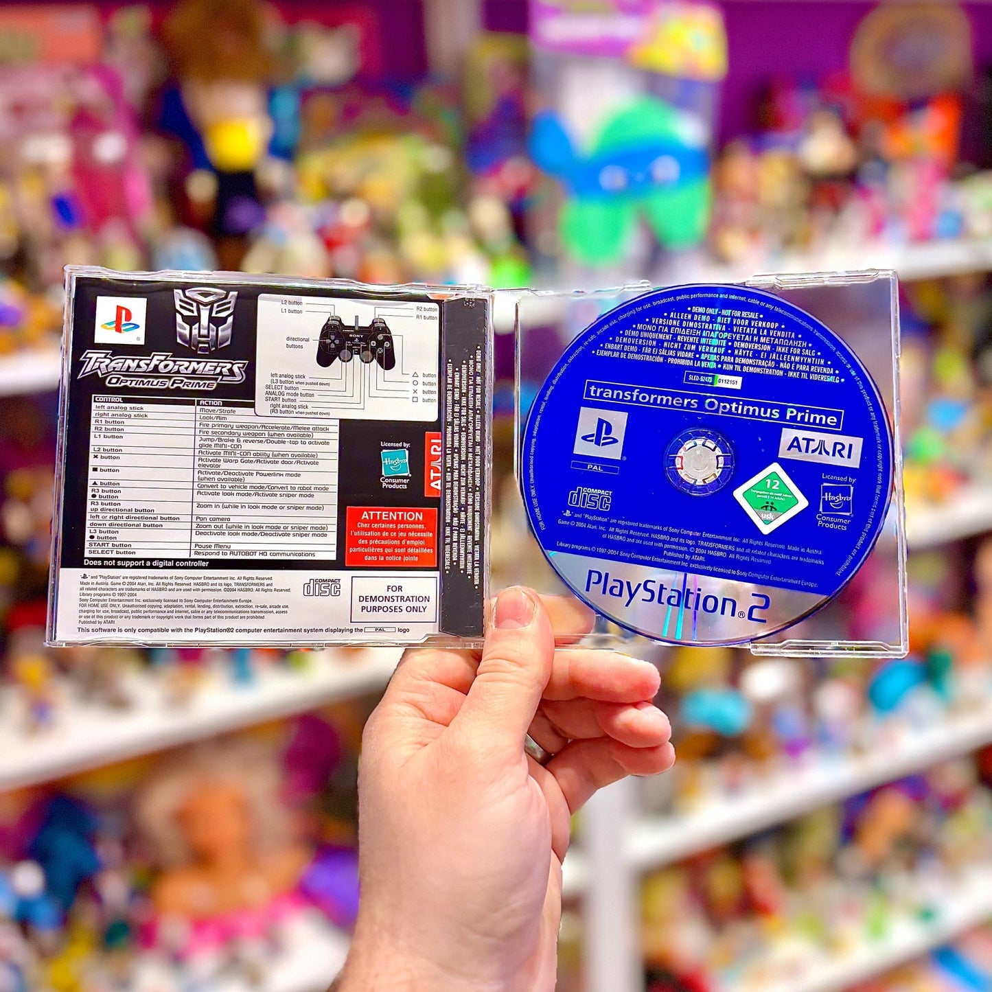 Transformers: Optimus Prime - Promo Demo Disc (PS2) - PopCultGang