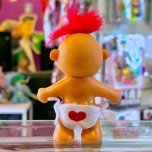 Trolls: Red Hair Baby Troll w. Heart Diaper (Russ, 90s) - PopCultGang