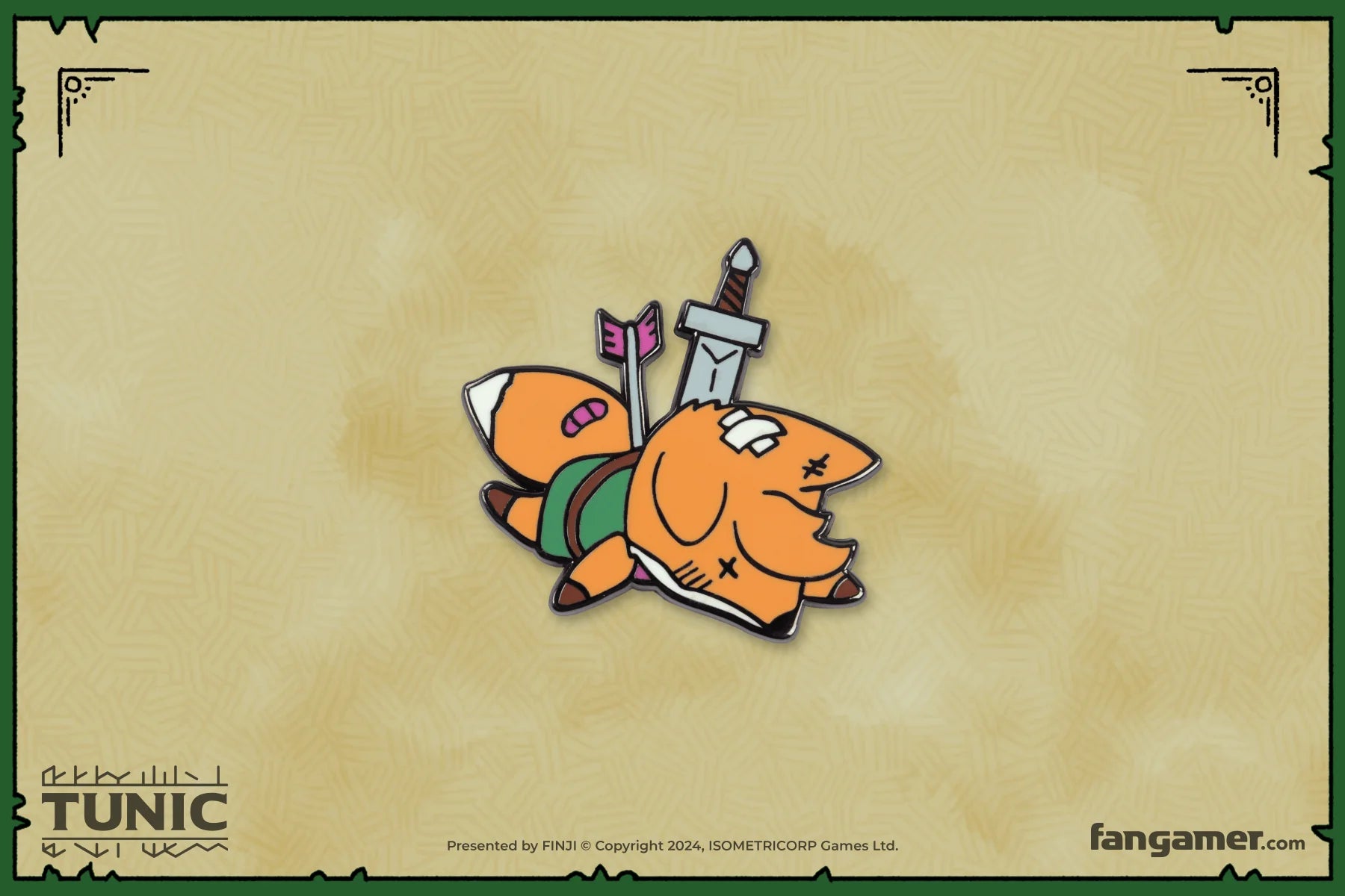 Tunic - Untimely Demise Pin - PopCultGang