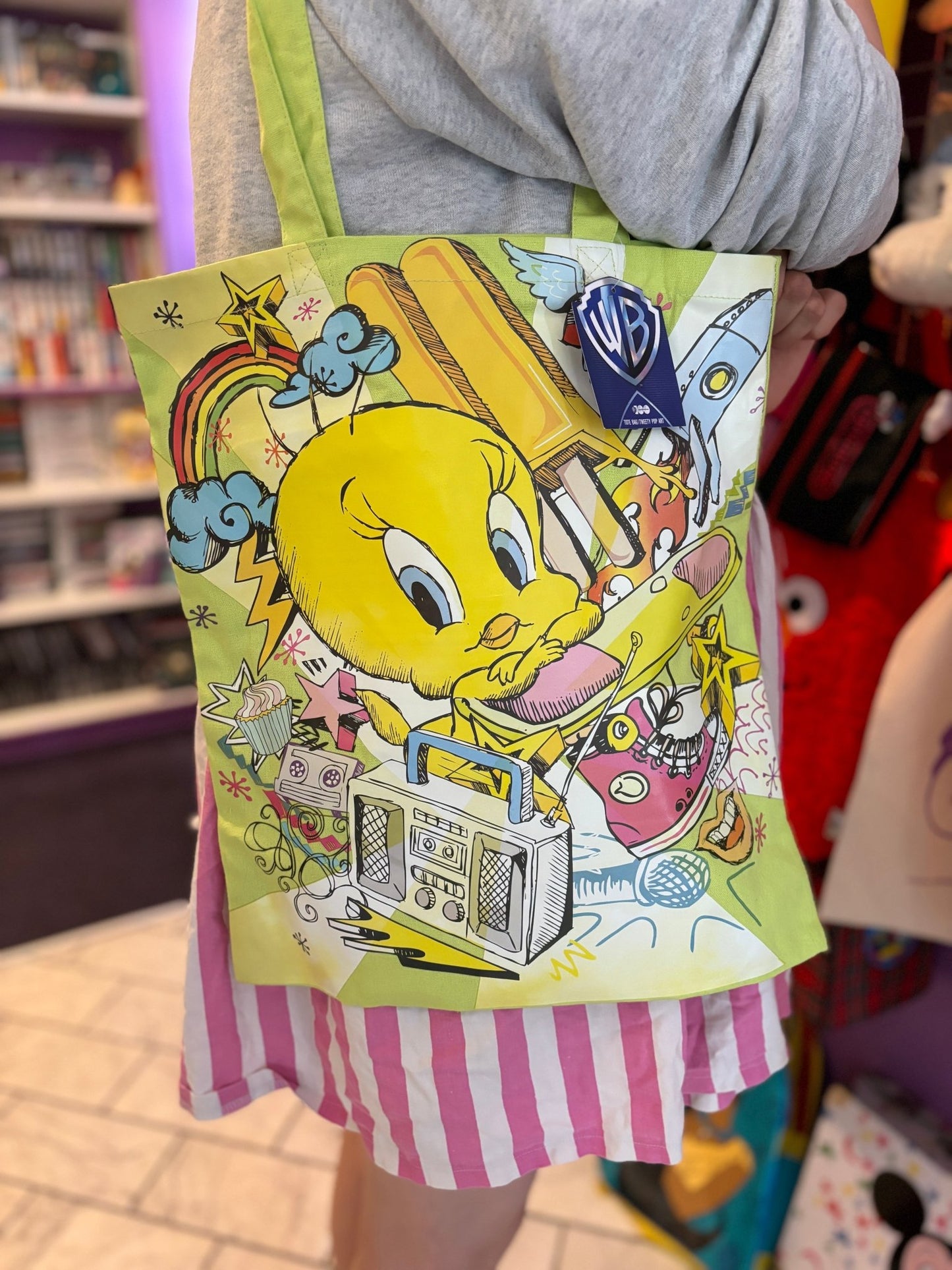 Tweety Pop Art Tote Bag - PopCultGang