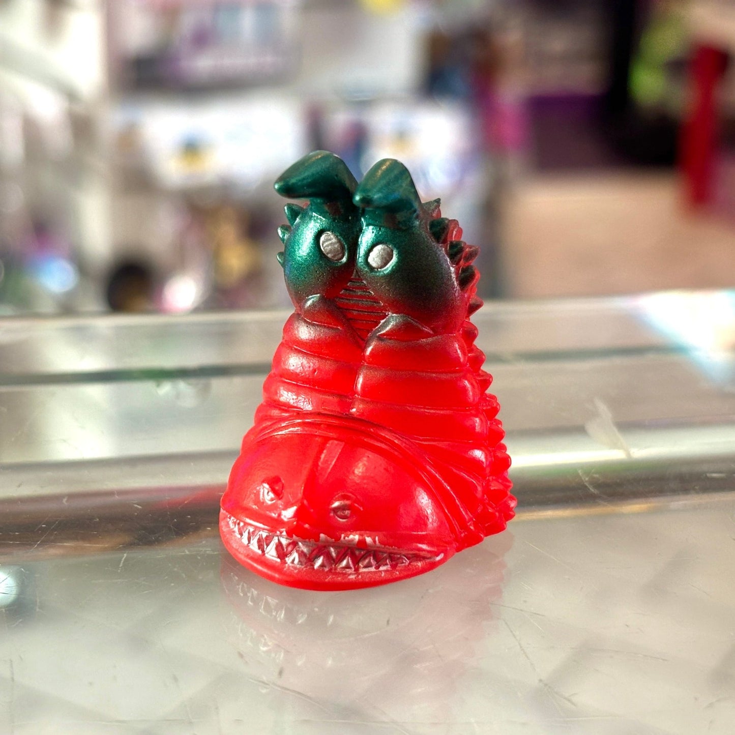 Ultraman: Twin Tail Kaiju Finger Puppet Vinyl Figure (Bandai, 90s) - PopCultGang