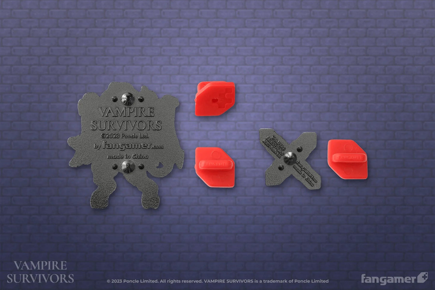 Vampire Survivors - Krochi Freetto Pin Set - PopCultGang