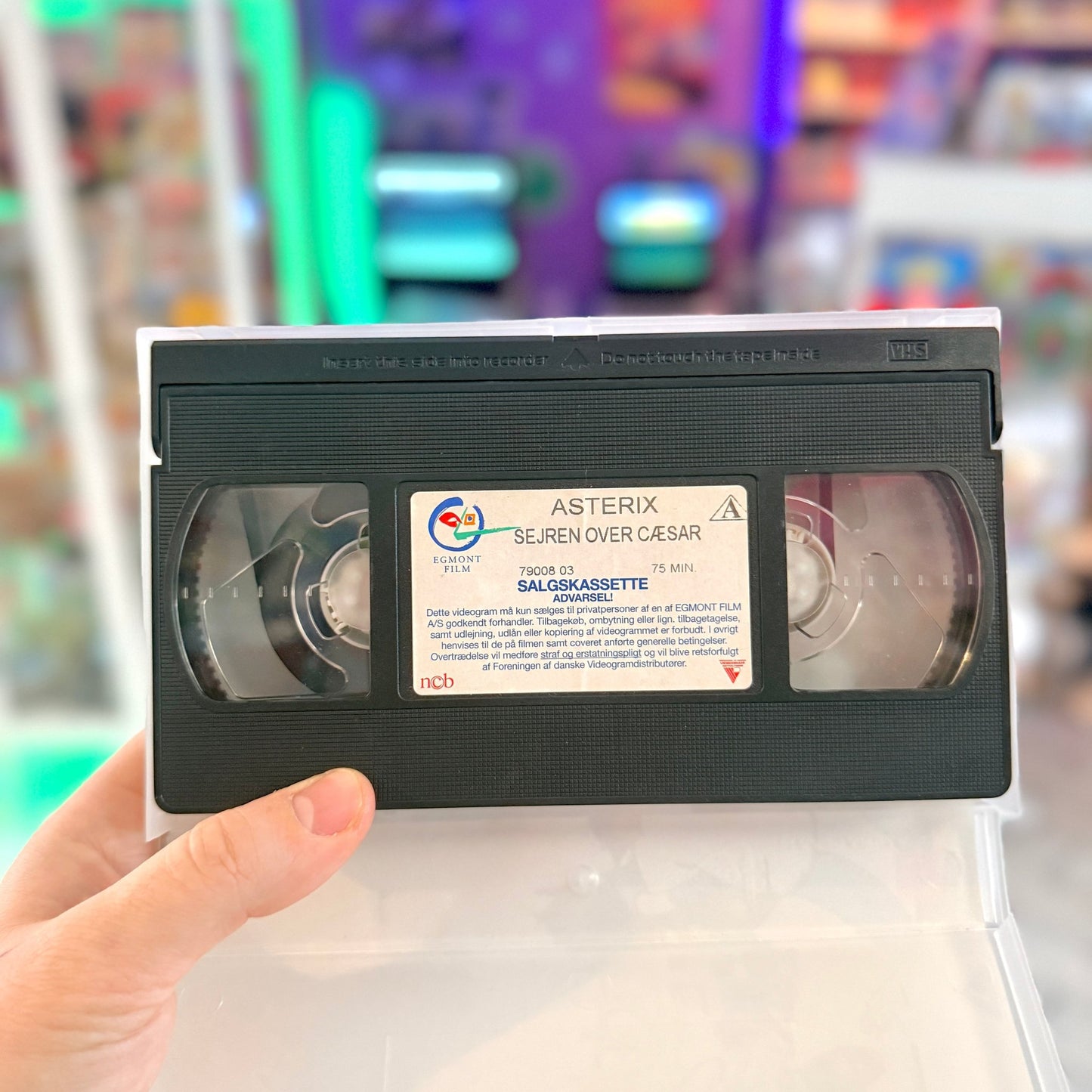 VHS: Asterix - Sejren Over Cæsar (danish dub) - PopCultGang