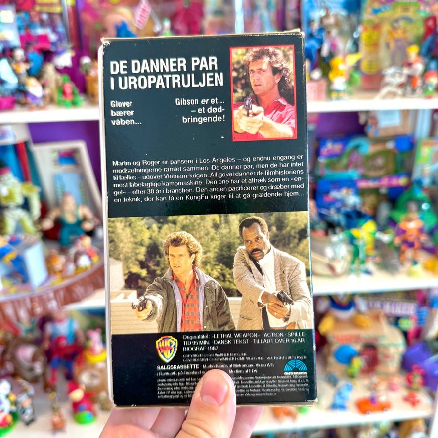VHS: Dødbringende Våben (Lethal Weapon, danish version, 90s) - PopCultGang