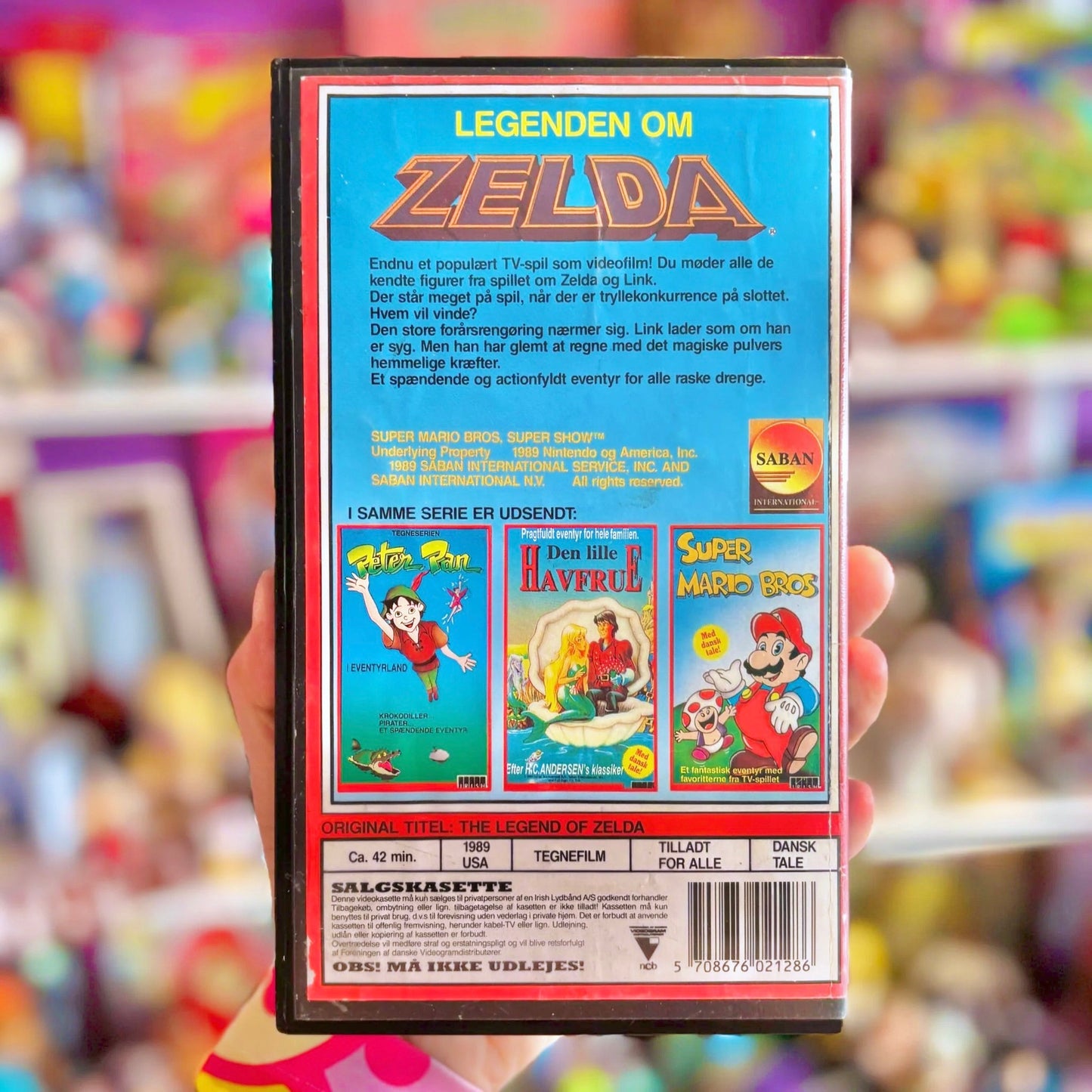 VHS: Legenden om Zelda (Danish, Nintendo, 1989) - PopCultGang