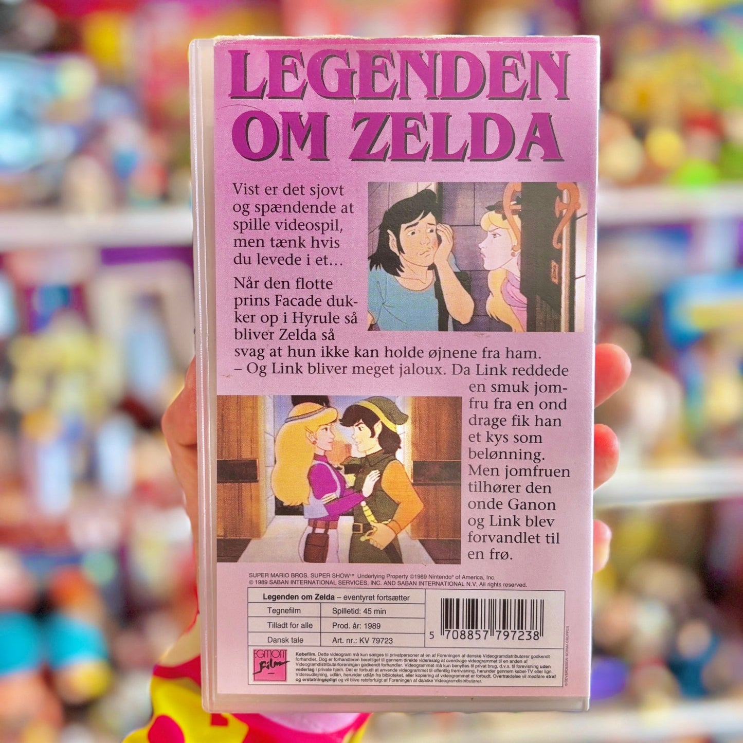 VHS: Legenden om Zelda - Del 2 (Danish, Nintendo, 1989) - PopCultGang