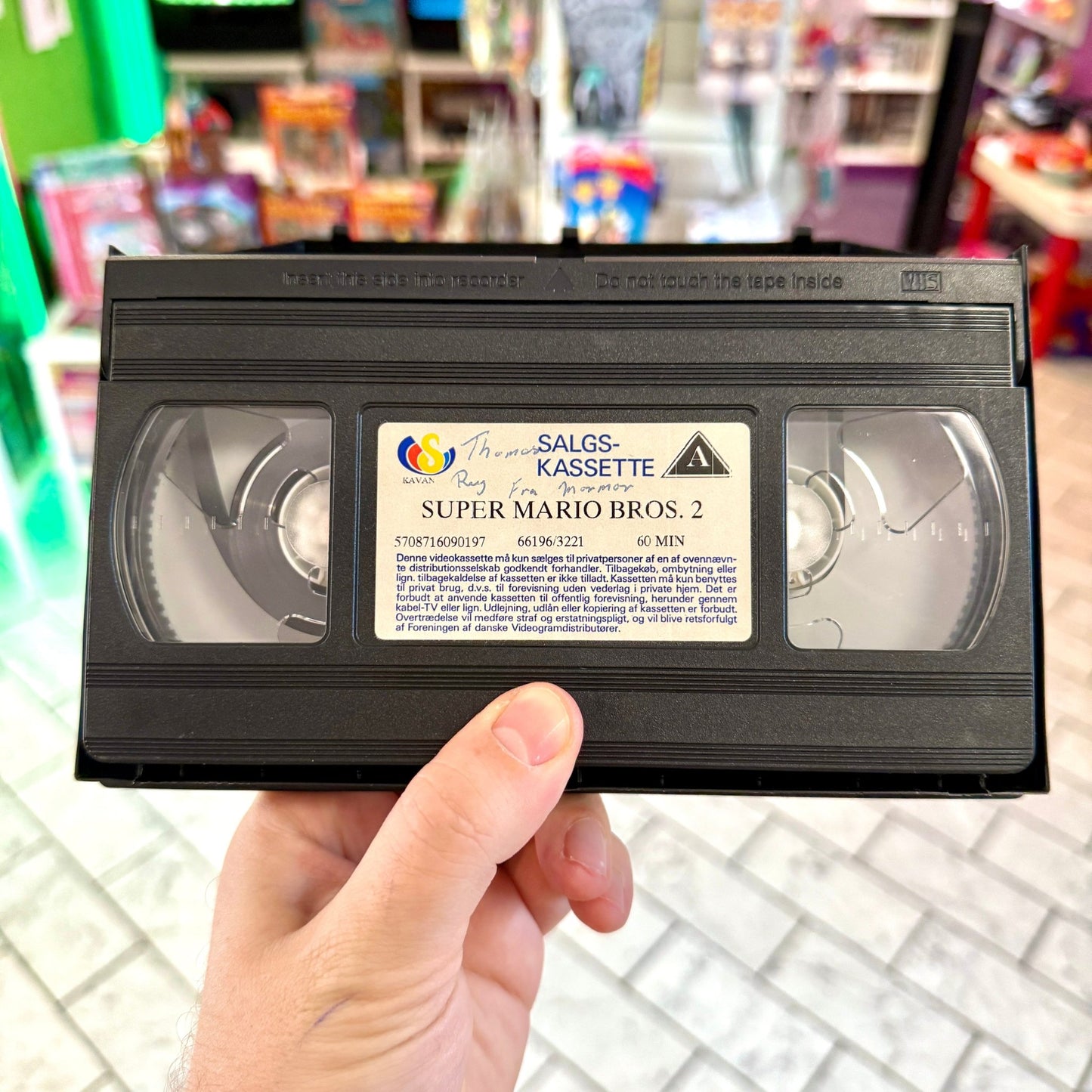 VHS: Super Mario Bros. 3 - På Dybt Vand Nr. 3 (Nintendo, 90s) - PopCultGang