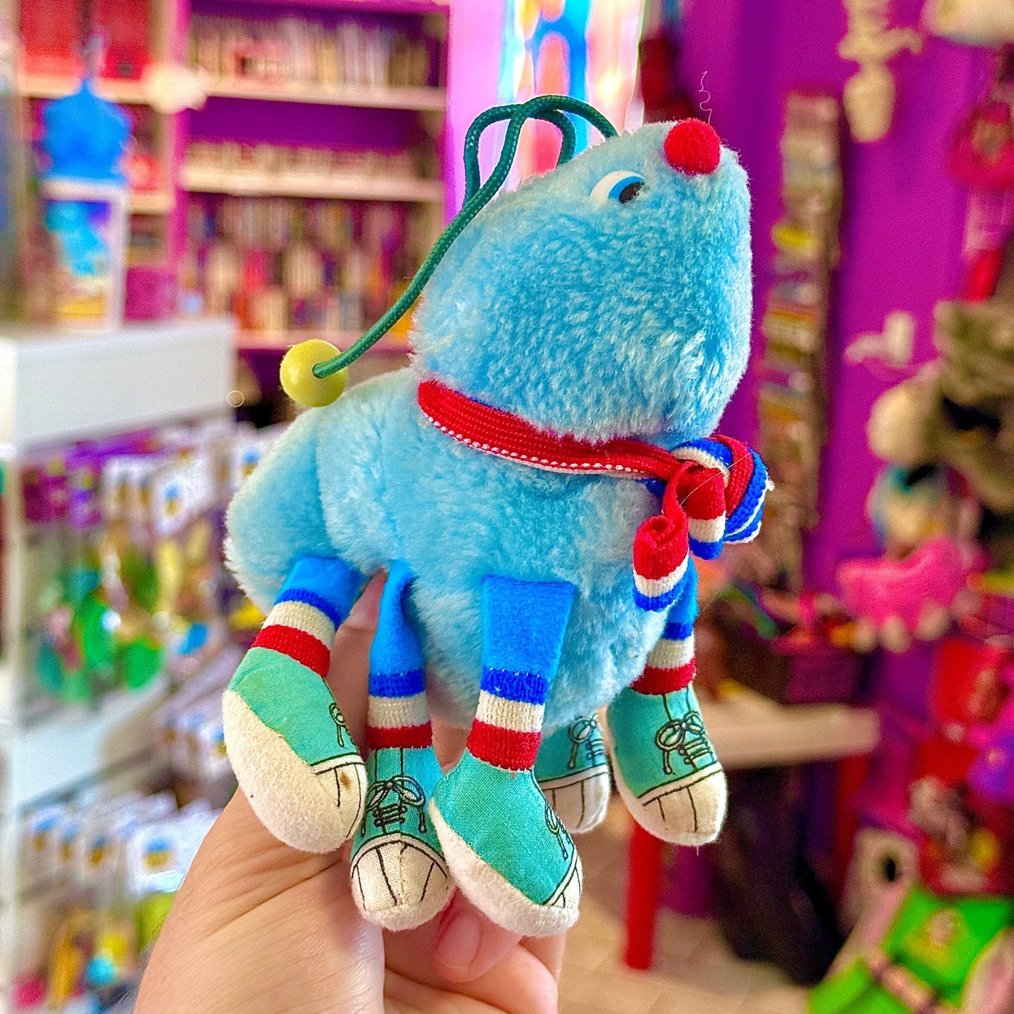 Vintage Mini 6 - legs Caterpillar Plush (80s, Lots - a - Lots - a - Leggggggs bootleg) - PopCultGang