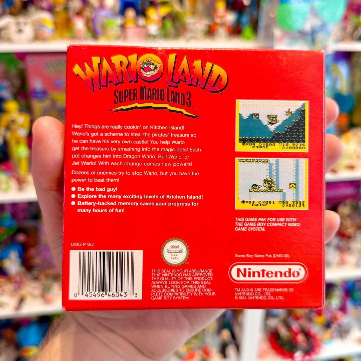 Wario Land - Super Mario Land 3 (Classic Series BERGSALA, CIB, Gameboy) - PopCultGang