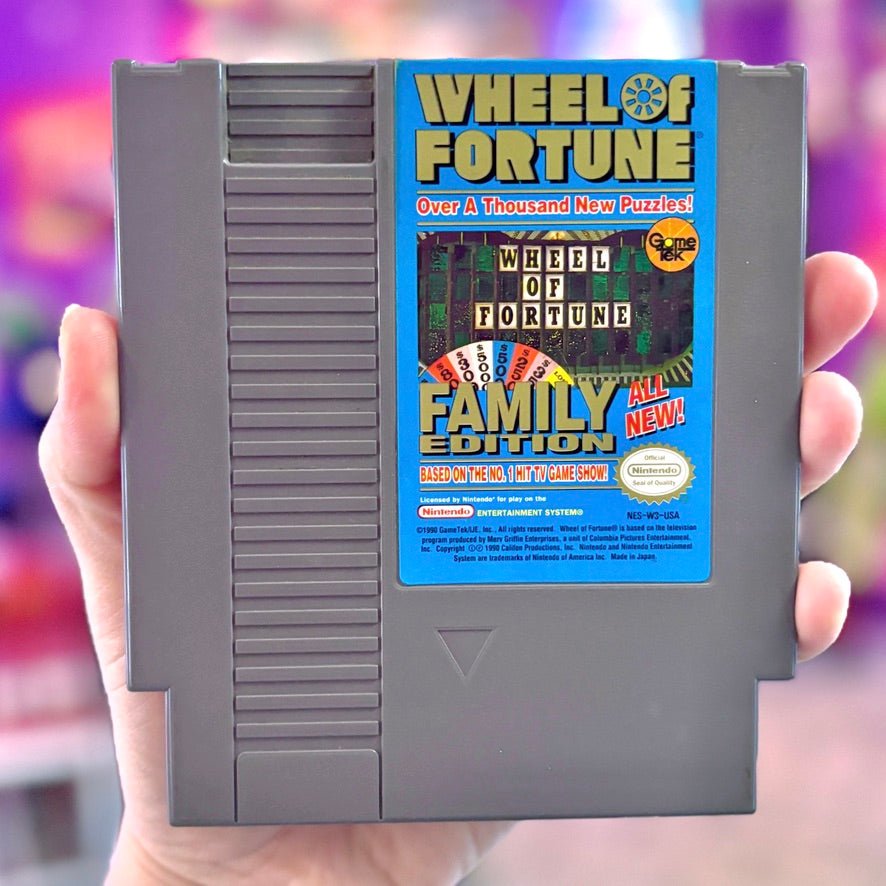 Wheel of Fortune: Family Edition (NTSC, NES) - PopCultGang