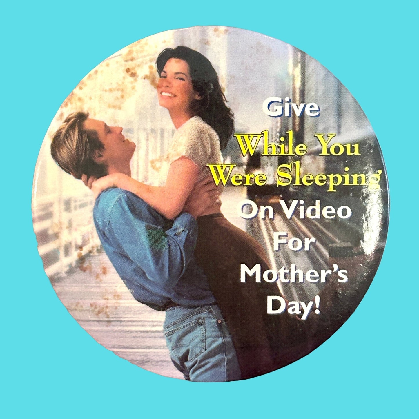 While You're Sleeping Movie Mother's Day - Promotional Button Pin Badge (1995) - PopCultGang