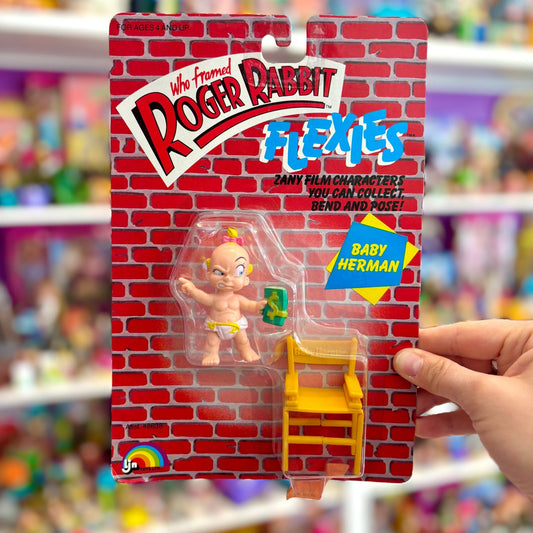 Who Framed Roger Rabbit: Baby Herman Flexies (MOC, 80s) - PopCultGang