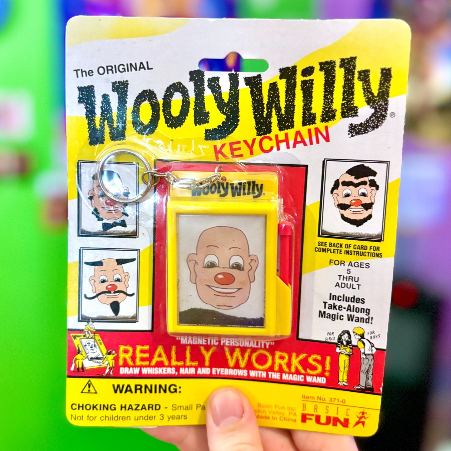 Wooly Willy Keychain (MOC, 90s) - PopCultGang