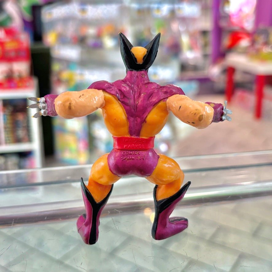X - men: Wolverine PVC Rubber Figure (Marvel, Comics Spain, 1990) - PopCultGang